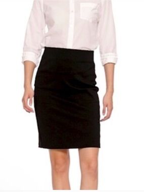 NWT Old Navy Ponte Knit Black Jack Pencil Skirt Extra Large